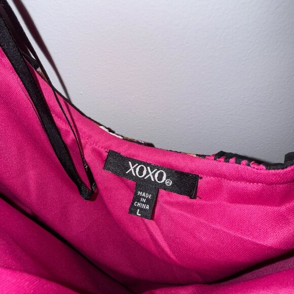 NWT XOXO Womens Abstract Print Sleeveless Top L - Picture 6 of 6